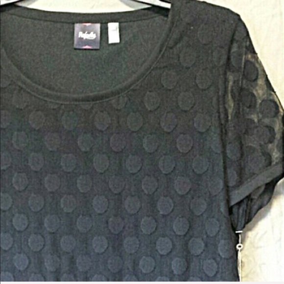 Black Rafaella Short-Sleeved Top - Picture 4 of 4